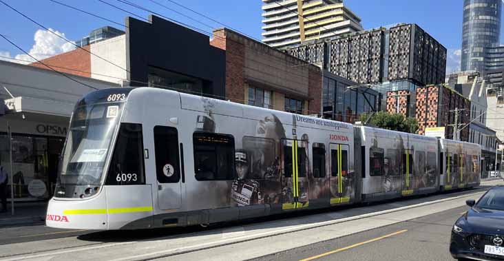 Yarra Trams Bombardier Flxity City 6093 Honda